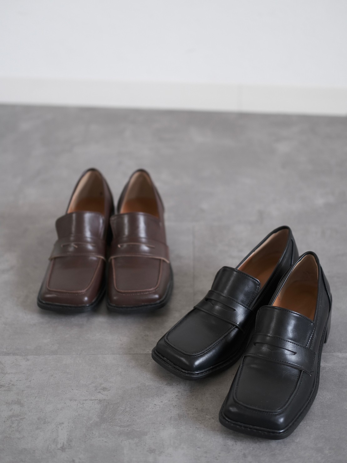 square toe loafer GOODS Reurie'（レウリィ）
