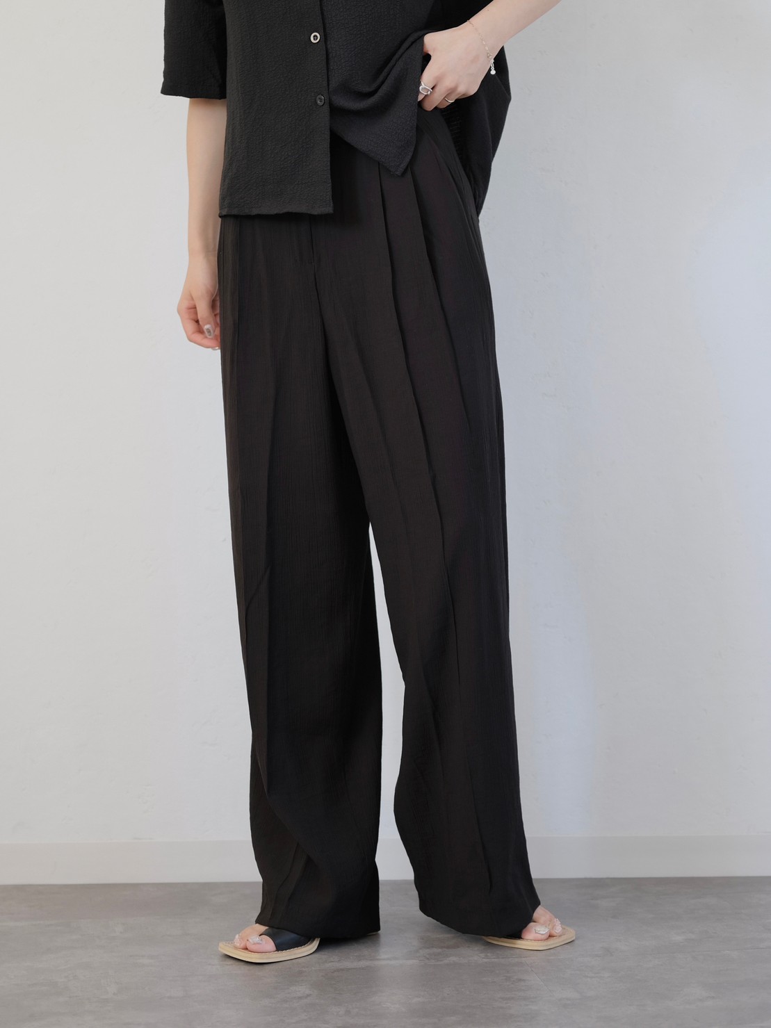 sheer washer pants