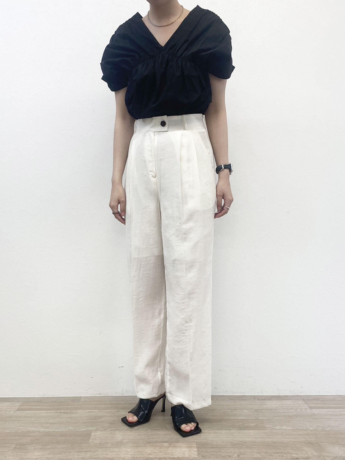 sheer washer pants