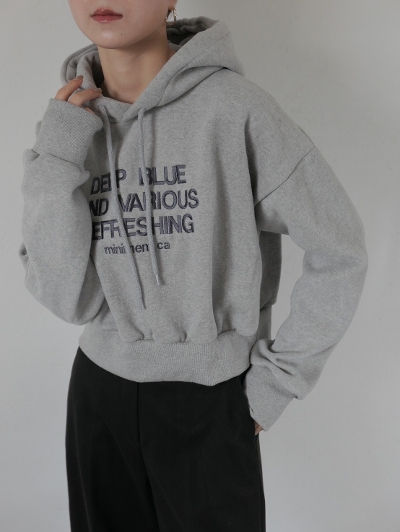 embroidery logo hoodie