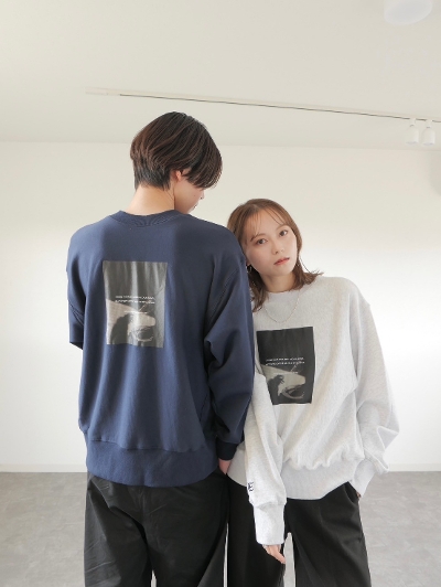 original unisex 2way sweat