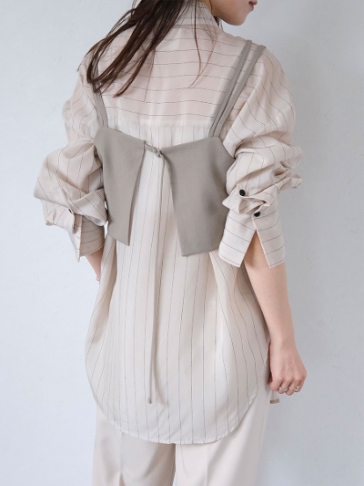 double strap bustier