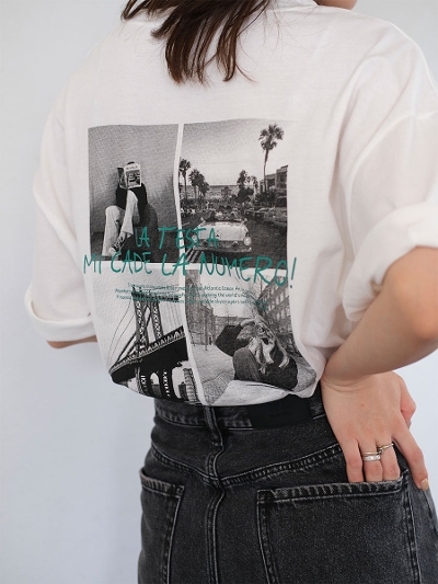 back print over T