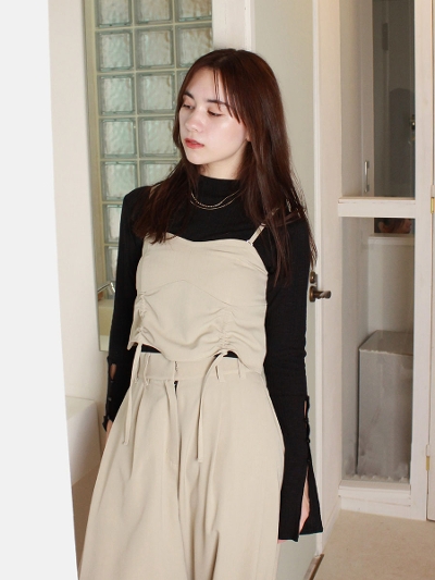 original drawstring gather bustier