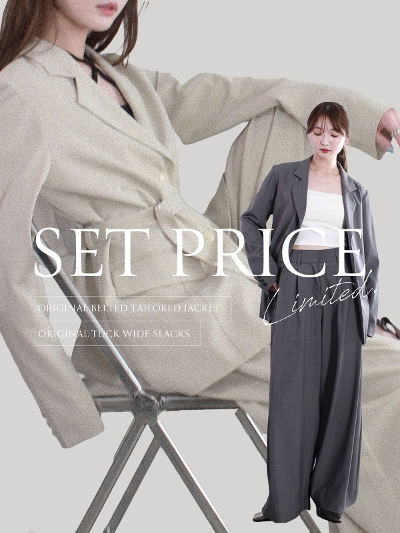 ySETiztailored jacket + tuck wide slacks2_Zbg