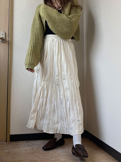 washer pleats skirt