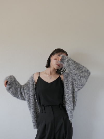 melange cardigan