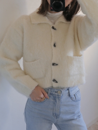 toggle button cardigan